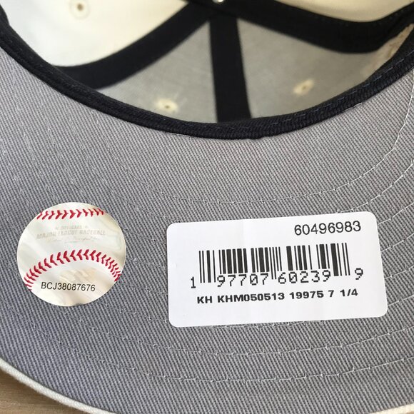 NWT Kith & New Era NY Yankees Hat Paisley 59FIFTY Low Profile 7 1/4 Sandrift NEW main image 4